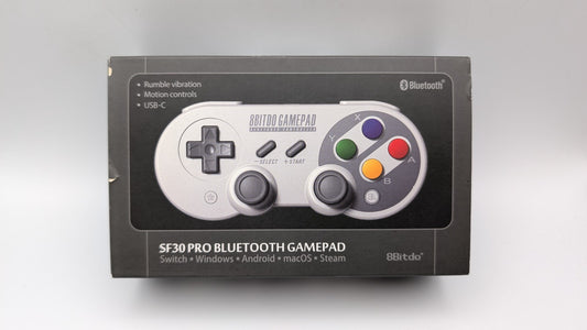 8Bitdo - SF30 Pro Bluetooth Gamepad - Wireless Controller OVP - Switch Windows