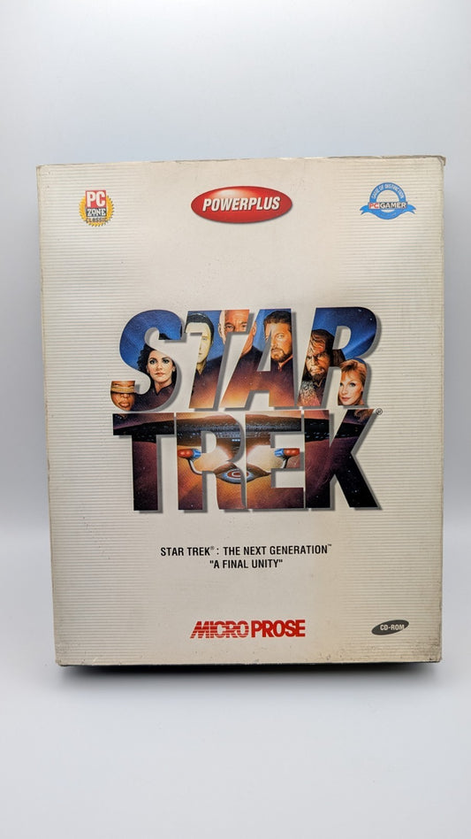 Star Trek the next Generation a final unity - PC CD-ROM Big Box