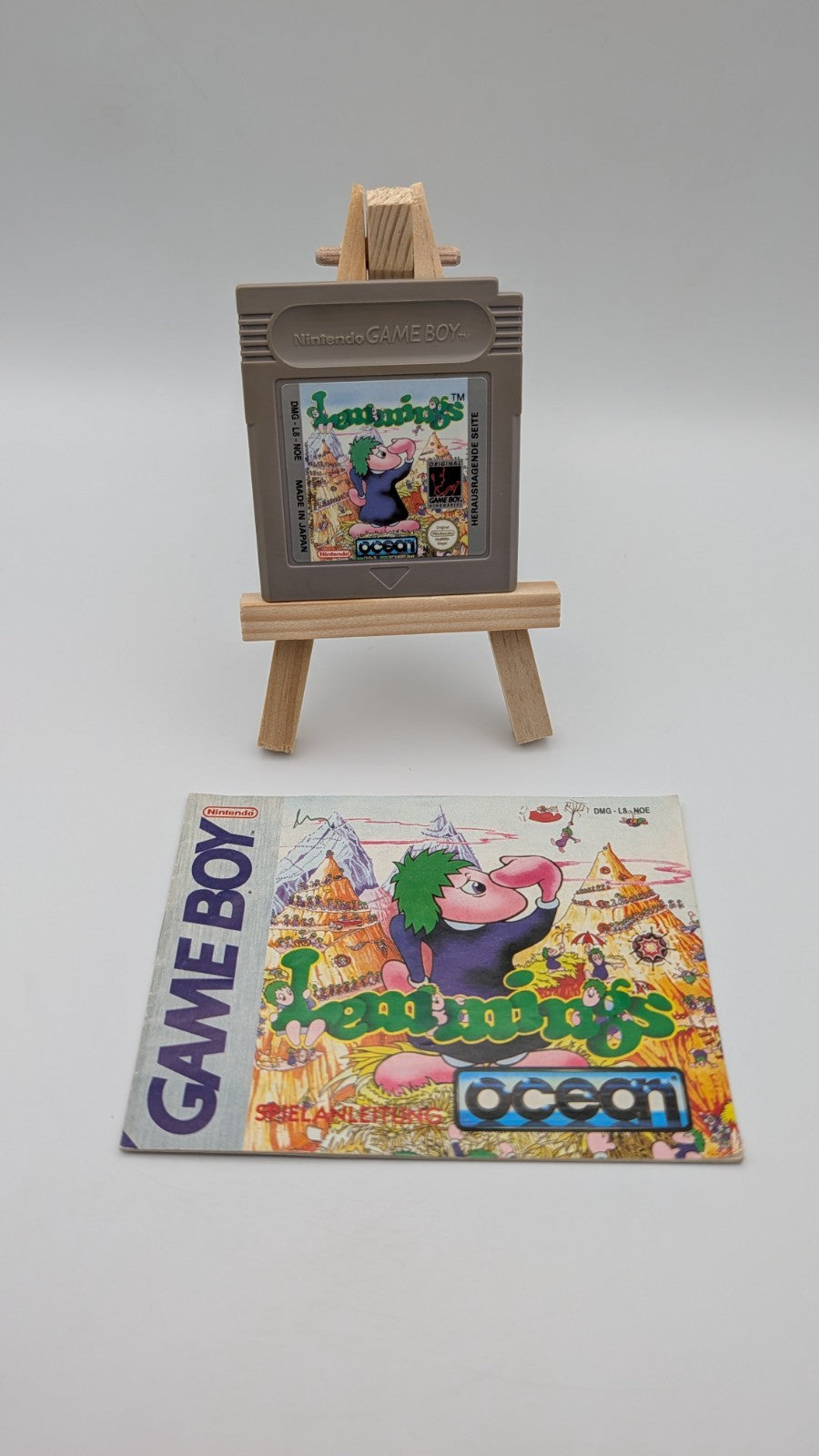 Lemmings - Modul - Anleitung - Nintendo GameBoy