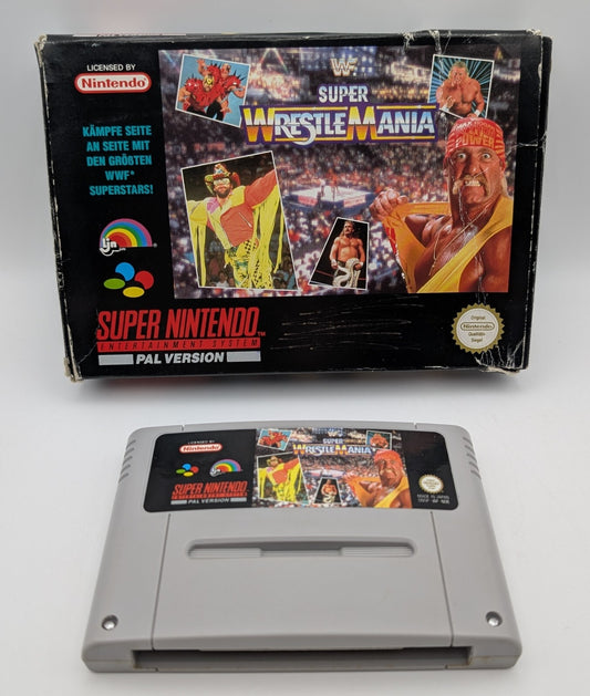 WWF Super Wrestlemania - OVP - Modul - Super Nintendo SNES