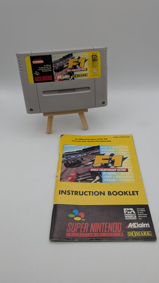F1 World Championship Edition - Modul - Anleitung - Super Nintendo SNES