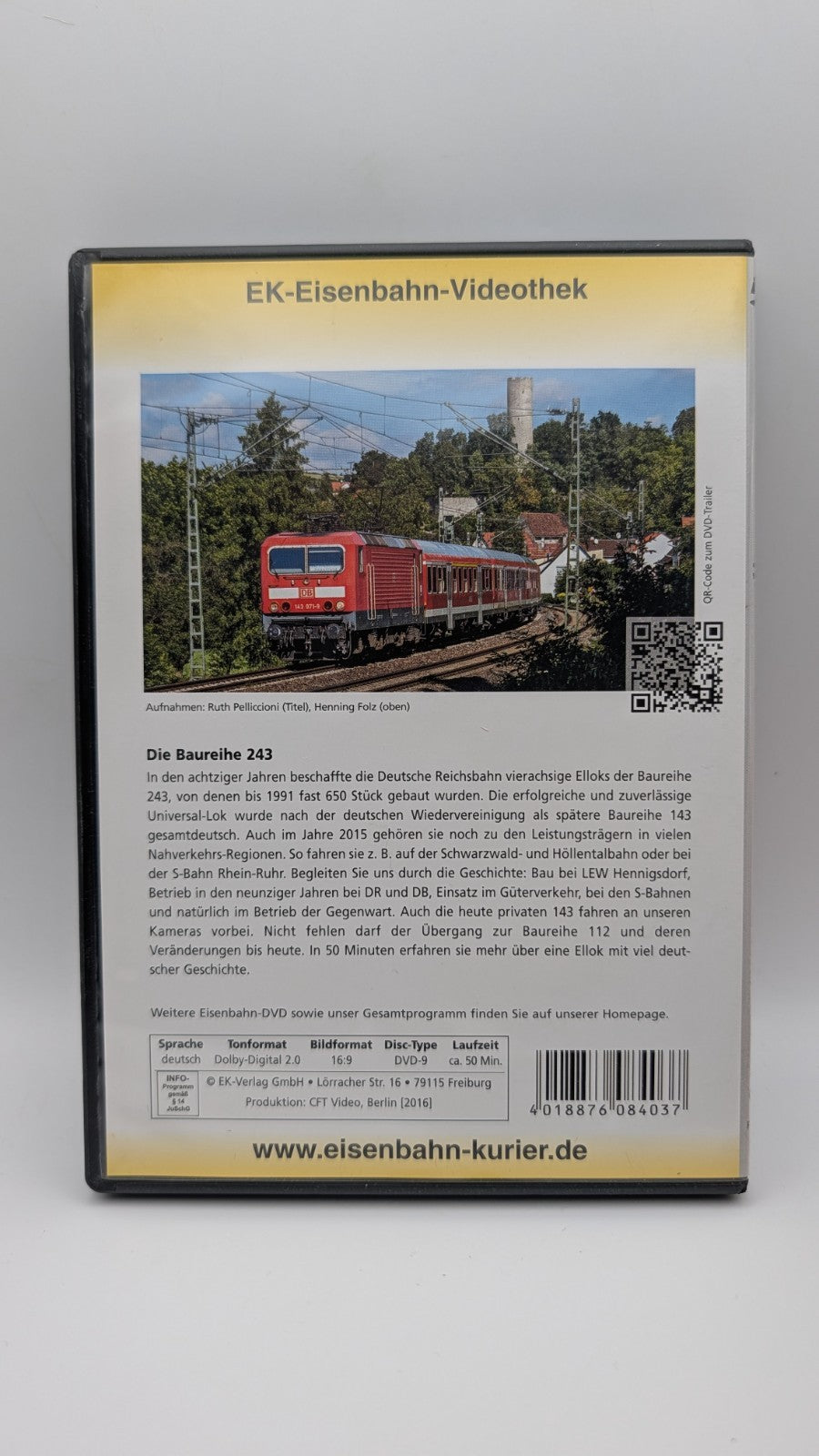 Eisenbahn Kurier - Die Baureihe 243 - Die letzte Großserien-Lokomotive - DVD