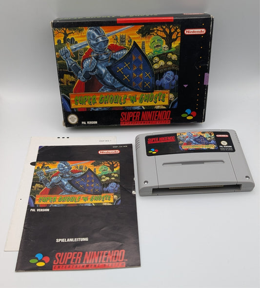 Super Ghouls 'n Ghosts - OVP - Modul - Anleitung - Super Nintendo SNES
