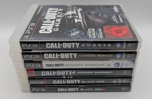 Call of Duty Bundle - Ghosts - Modern Warfare - Black Ops - Playstation 3 PS3