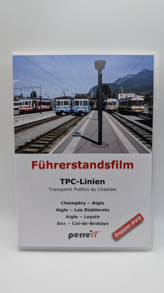 Führerstandsfilm - TPC-Linien - Transports Publics du Chablais - Perren DVD