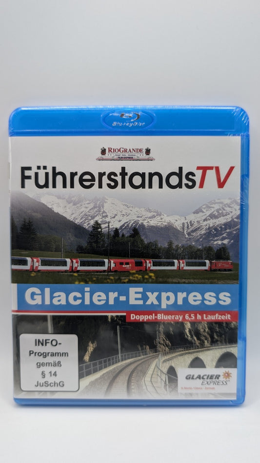 Rio Grande - FührerstandsTV - Galcier-Express - Doppel-Blueray 6,5 Laufzeite NEU