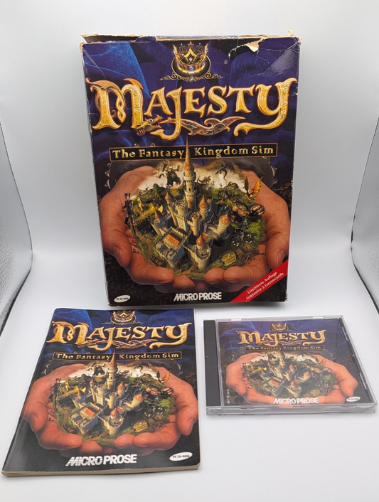 Majesty - The Fantasy Kingdom Sim - PC CD-ROM Big Box