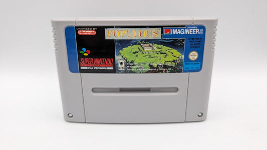 Populous - Modul - Super Nintendo SNES
