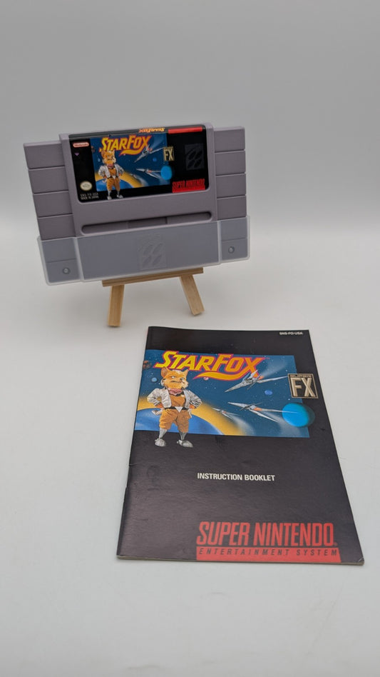 Starfox - Modul - Anleitung - NTSC-US - Super Nintendo SNES