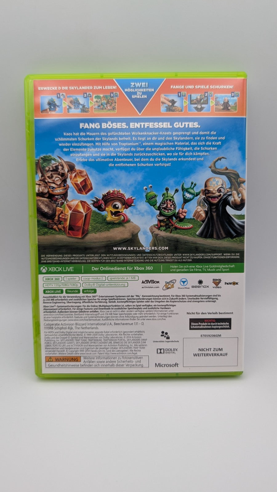 Skylanders Imaginators Trap Team Giants Swap Force Spyro's Adventure - Xbox 360
