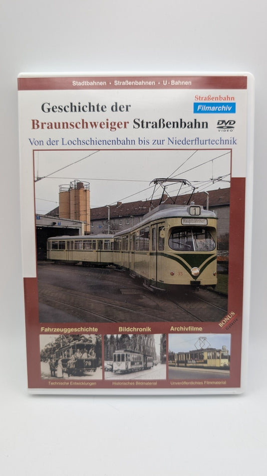 Geschichte der Braunschweiger Straßenbahn - Lochschienenbahn Niederflurtechnik