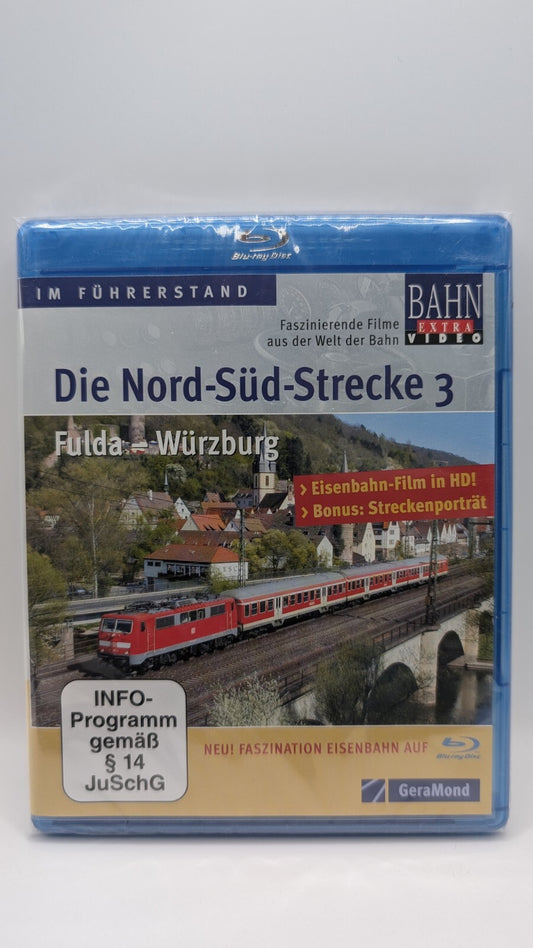 Die Nord-Süd-Strecke Teil 3 Fulda - Würzburg - [Blu-ray] Geramond Bahn Extra