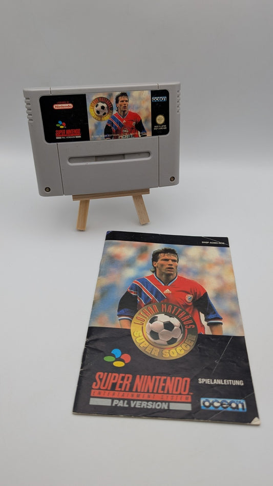 Lothar Matthäus Super Soccer - Modul - Anleitung - Super Nintendo SNES