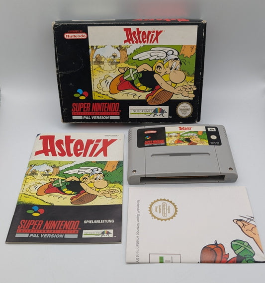 Asterix - OVP - Modul - Anleitung - Super Nintendo SNES