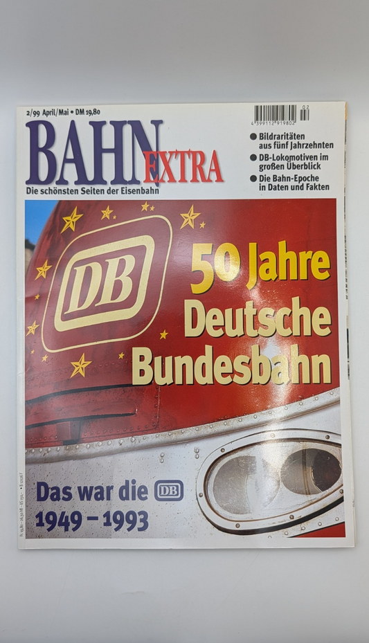Bahn Extra 2/99 - 50 Jahre Deutsche Bundesbahn - Magazin