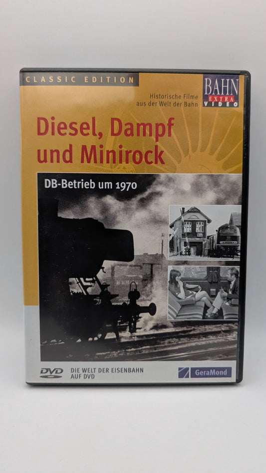 Diesel, Dampf und Minirock DB-Betrieb um 1970 - Bahn Extra Video Geramond - DVD