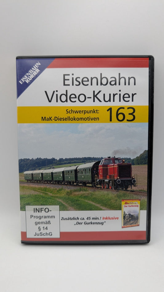 Eisenbahn Video Kurier 163 - Schwerpunkt MaK-Diesellokomotiven - DVD