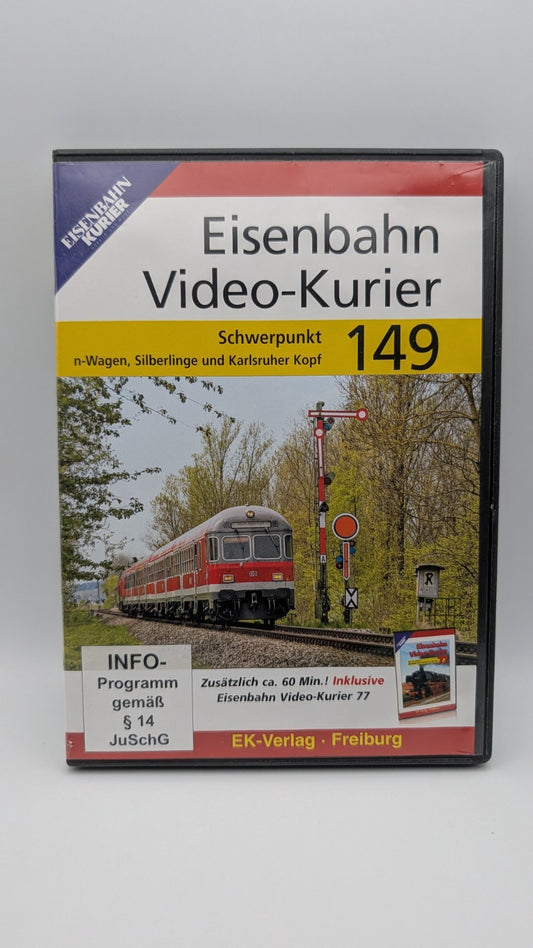 Eisenbahn Video Kurier 149 - Schwerpunkt n-Wagen, Silberlinge - DVD