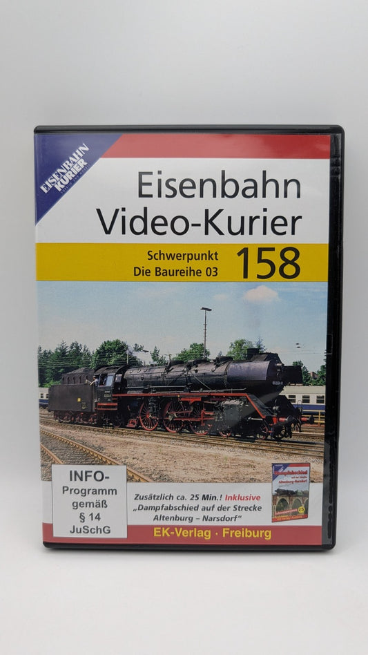 Eisenbahn Video Kurier 158 - Schwerpunkt die Baureihe 03 - DVD