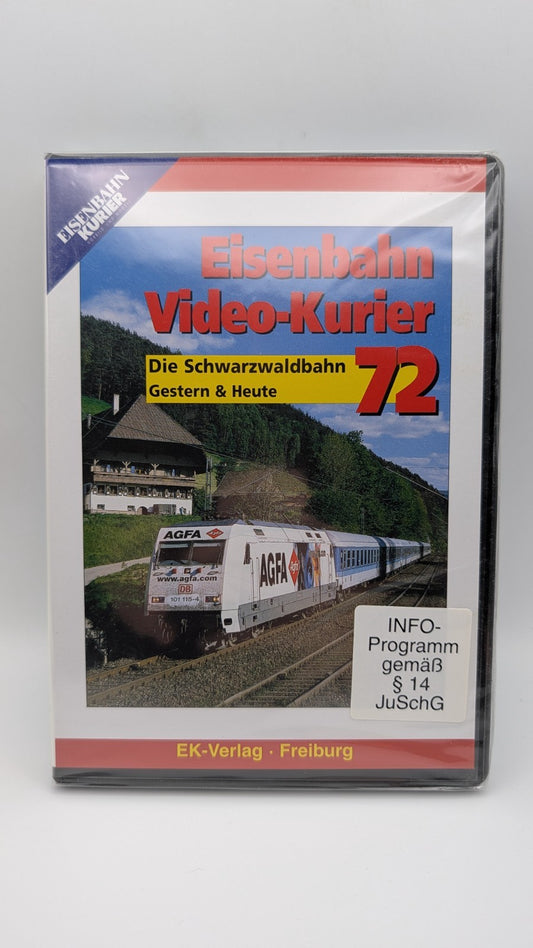 Eisenbahn Video Kurier 72 - Die Schwarzwaldbahn gestern & heute - DVD NEU