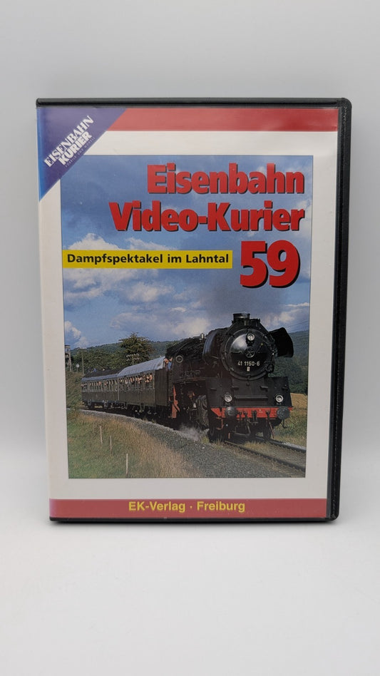 Eisenbahn Video Kurier 59 - Dampfspektakel im Lahntal - DVD