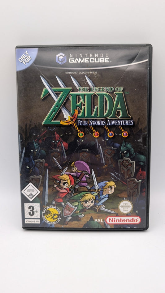 The Legend of Zelda Four Swords Adventures - OVP - Anleitung - Nintendo GameCube