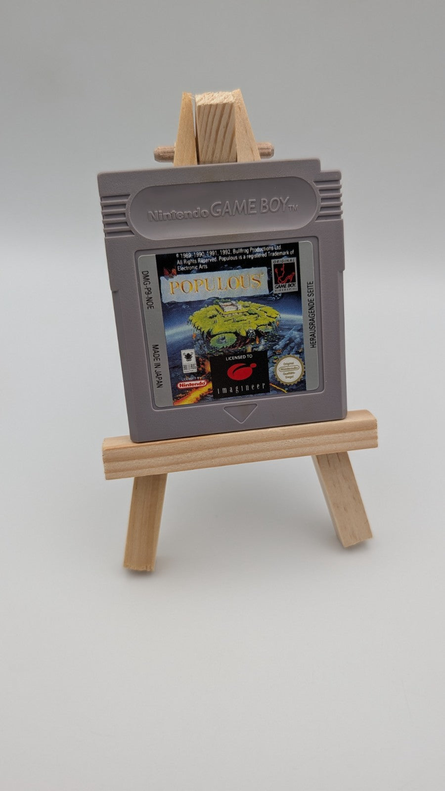 Populous - Modul - Anleitung - Nintendo GameBoy
