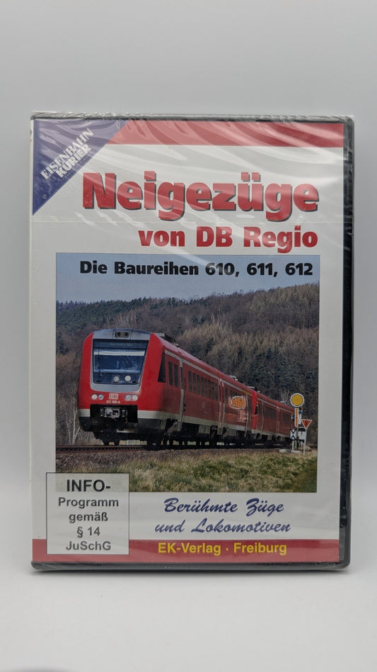 Eisenbahn Kurier - Neigezüge von DB Regio - Baureihe 610, 611, 612 - DVD NEU