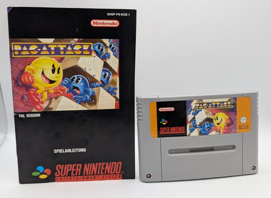 Pac Attack - Modul - Anleitung - Super Nintendo SNES