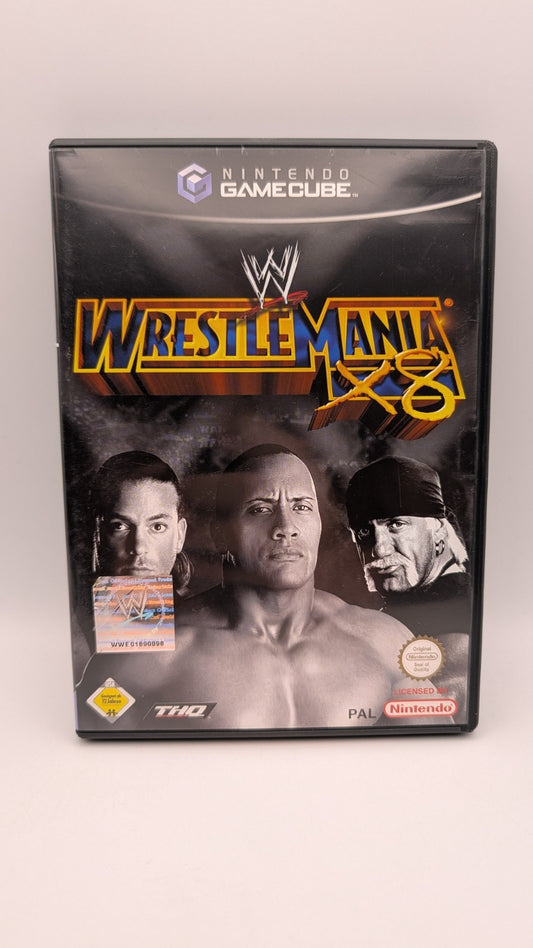 Wrestlemania X8 WWF - OVP - Anleitung - Nintendo GameCube