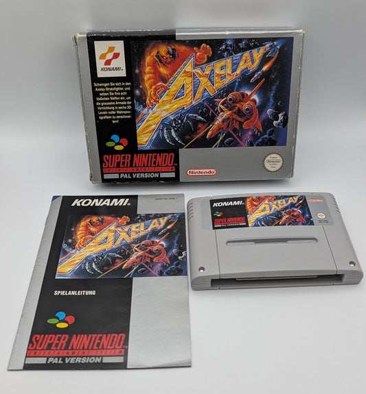 Axelay - OVP - Modul - Anleitung - Super Nintendo SNES