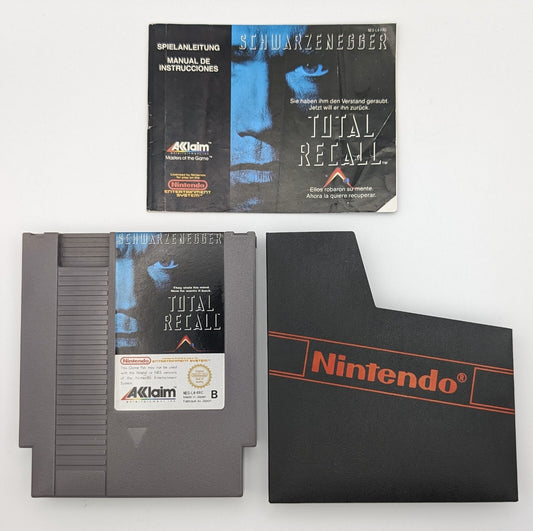 Schwarzenegger Total Recall - Modul - Anleitung - Nintendo NES
