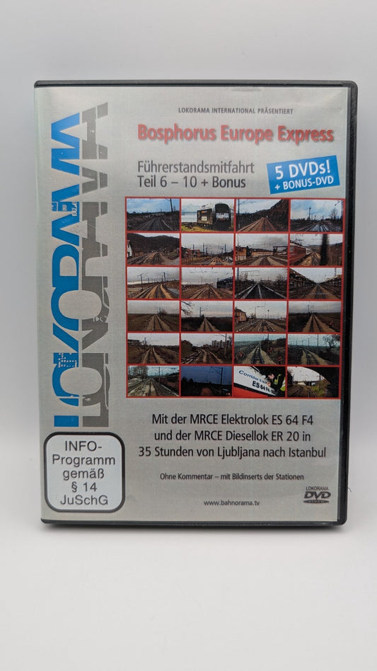 Lokorama - Bosphorus Europe Express - Führerstandsmitfahrt Teil 6-10 - DVD