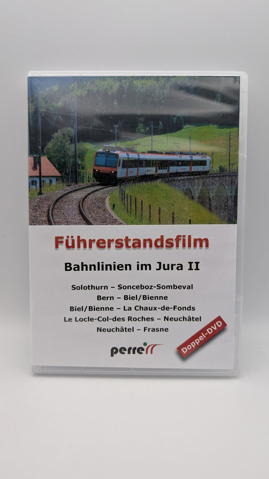 Führerstandsfilm - Bahnlinien im Jura II - Solothurn Bern - Perren DVD Eisenbahn
