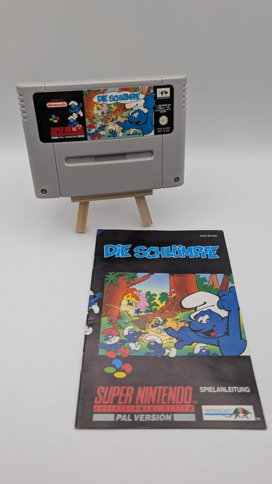 Die Schlümpfe - Modul - Anleitung - Super Nintendo SNES