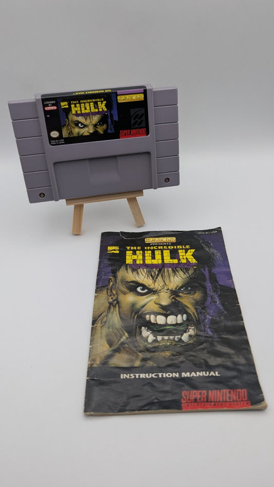 The Incredible Hulk - Modul - Anleitung - NTSC-US - Super Nintendo SNES