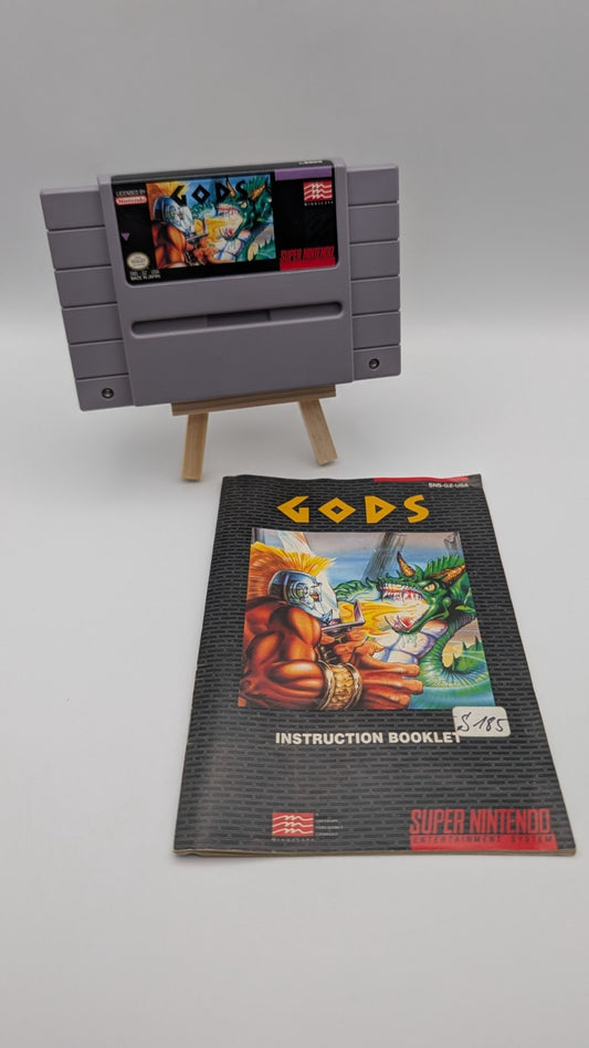 Gods - Modul - Anleitung - NTSC-US - Super Nintendo SNES
