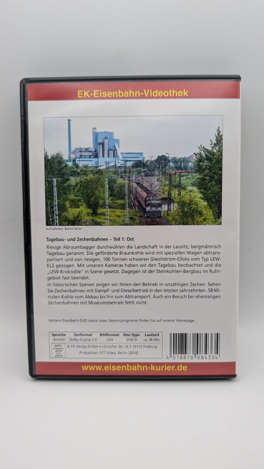 Eisenbahn Kurier - Tagebau- und Zechenbahnen Ost - DVD