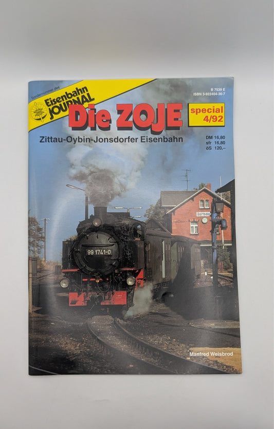 Eisenbahn Journal Special 4/92 - Die Zoje - Magazin Sonderausgabe