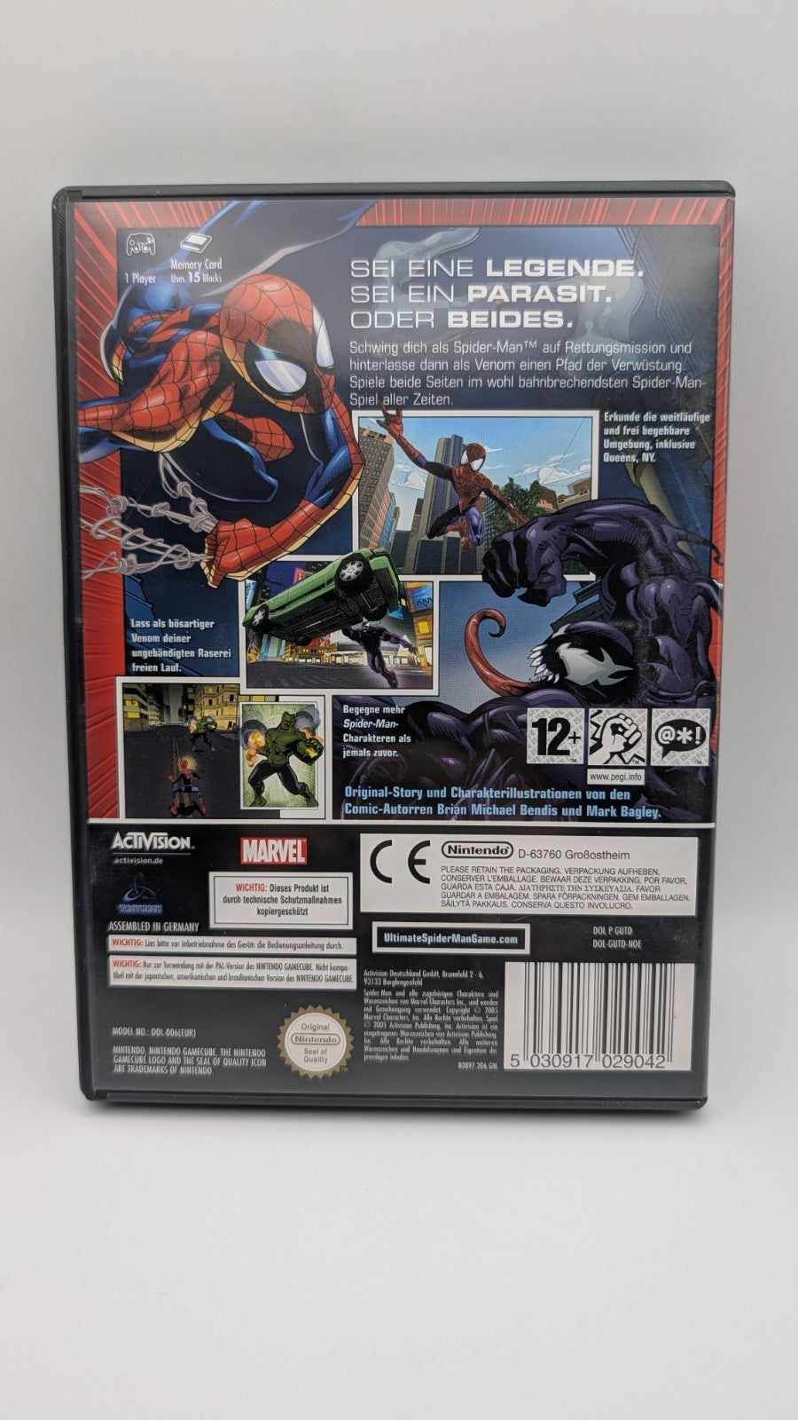 Ultimate Spider-Man - OVP - Anleitung - Nintendo GameCube