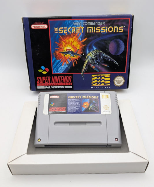 Wing Commander The Secret Mission - OVP - Modul - Super Nintendo SNES