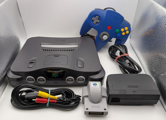 Nintendo 64 N64 Konsole - Jumper Pak - Rumble Pak - 1 x Original Controller