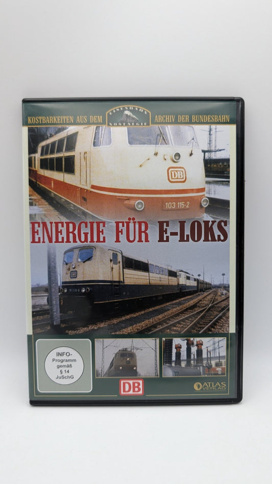 Eisenbahn Nostalgie - Energie für E-Loks - Atlas Verlag DVD