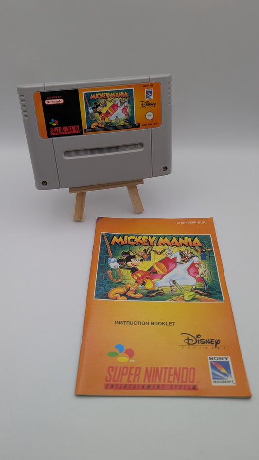 Mickey Mania - Modul - Anleitung - Super Nintendo SNES