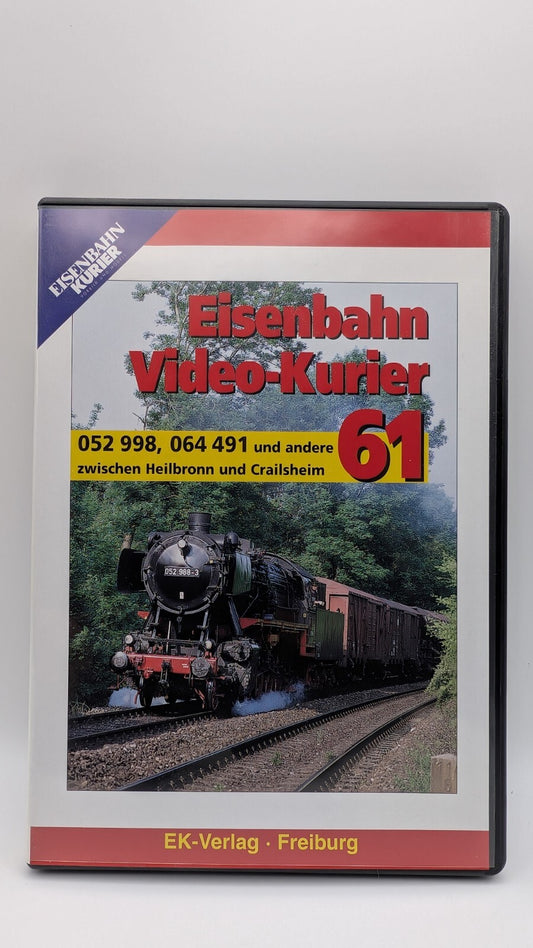 Eisenbahn Video Kurier 61 - 052 998 - 064 491 - Heilbronn Crailsheim - DVD
