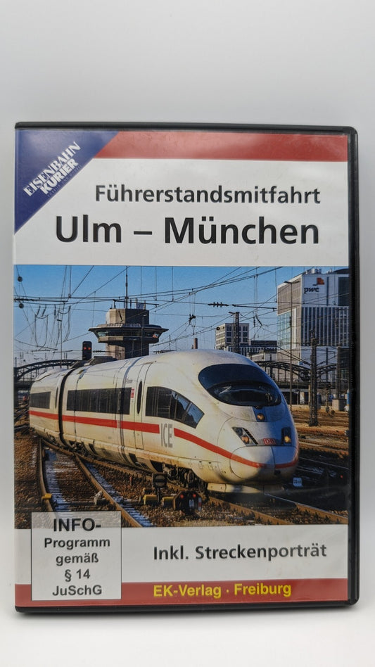 Eisenbahn Kurier - Ulm - München: Führerstandsmitfahrt - DVD