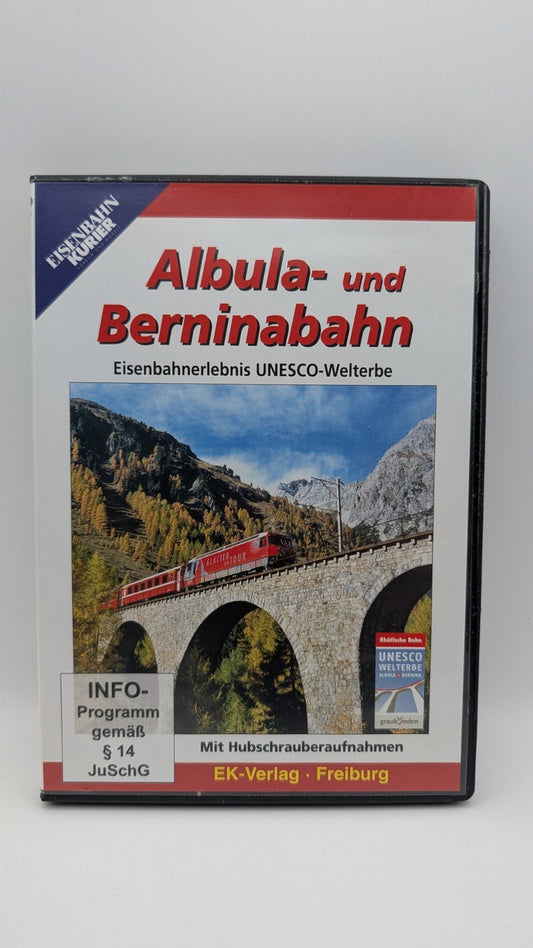 Eisenbahn Kurier - Albula- und Berninabahn - Eisenbahnerlebnis UNESCO - DVD