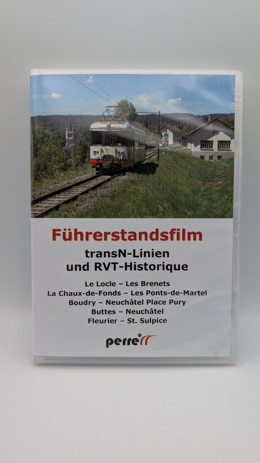 Führerstandsfilm - transN-Linien und RVT-Historique - Perren DVD Eisenbahn