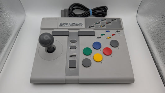 Super Advantage Arcade Stick Controller Super Nintendo SNES Asciiware