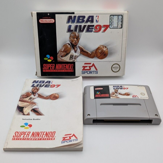 NBA Live 97🔋- OVP - Modul - Anleitung - Super Nintendo SNES
